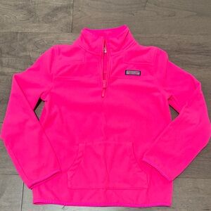 Vineyard Vines Kids Neon Pink Pullover
